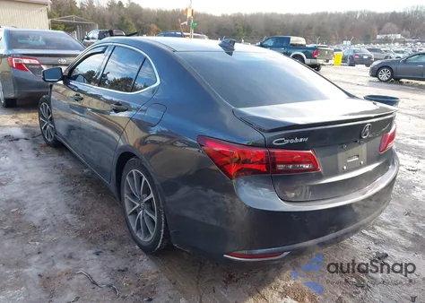 2015 Acura Tlx V6 Tech z USA, uszkodzony, nr VIN 19UUB2F51FA010955